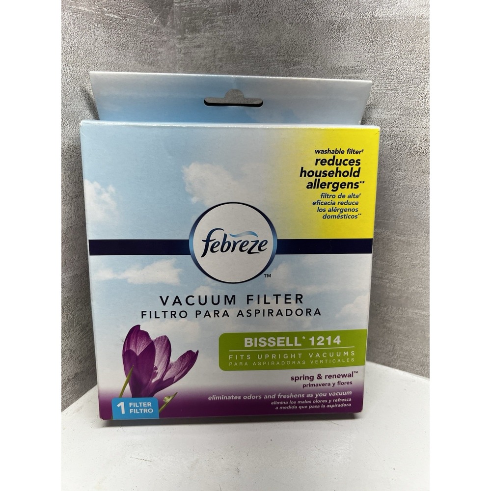 Febreze BISSELL Style 1214 Washable Upright Vacuum Filter, Spring & Renewal - Picture 1 of 4